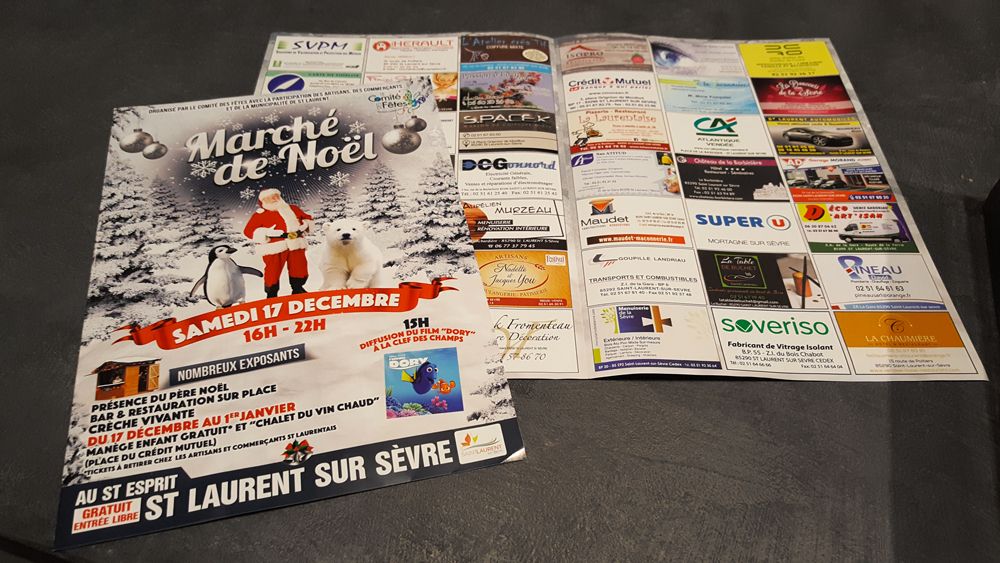 dépliants A4 à Saint-Laurent sur sèvre
